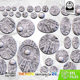 Xeno City Bases (Round)