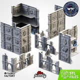 Post appocalyptic Ruins WTC Set 01 (STL FILES)