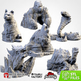 ANIMAL ROCKS (STL FILES)