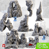 VOLCANIC ROCKS (STL FILES)