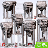 FLOATING ROCKS (STL FILES)