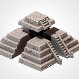 BUILDINGS IN THE JUNGLE (STL FILES)