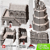 MIDDLE EARTH TOWN (STL FILES)