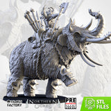 Khan on Mammoth (STL FILES)
