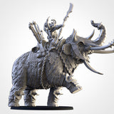 Khan on Mammoth (STL FILES)