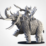 Khan on Mammoth (STL FILES)