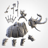 Khan on Mammoth (STL FILES)