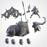Khan on Rock Aurochs (STL FILES)