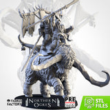 Ogres on Rock Aurochs (STL FILES)