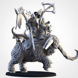 Ogres on Rock Aurochs (STL FILES)