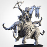 Ogres on Rock Aurochs (STL FILES)