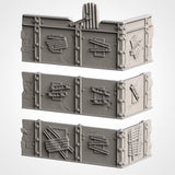 Post appocalyptic Ruins WTC Set 01 (STL FILES)