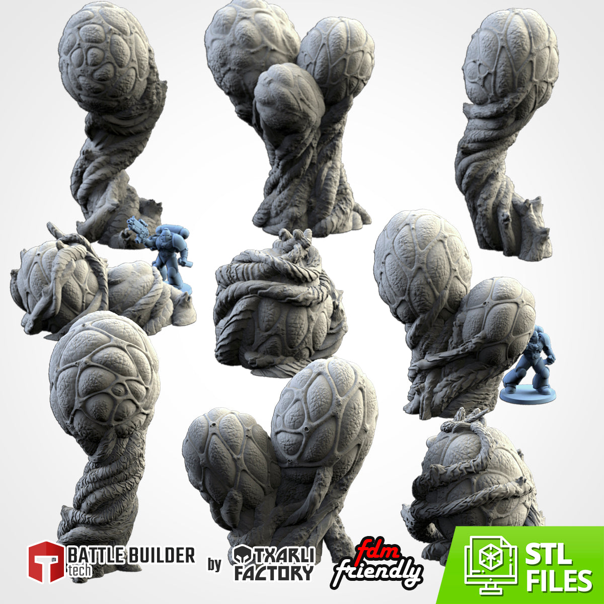 alien plants (stl files)