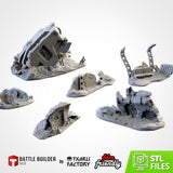 Crashed Vehicles (STL FILES)