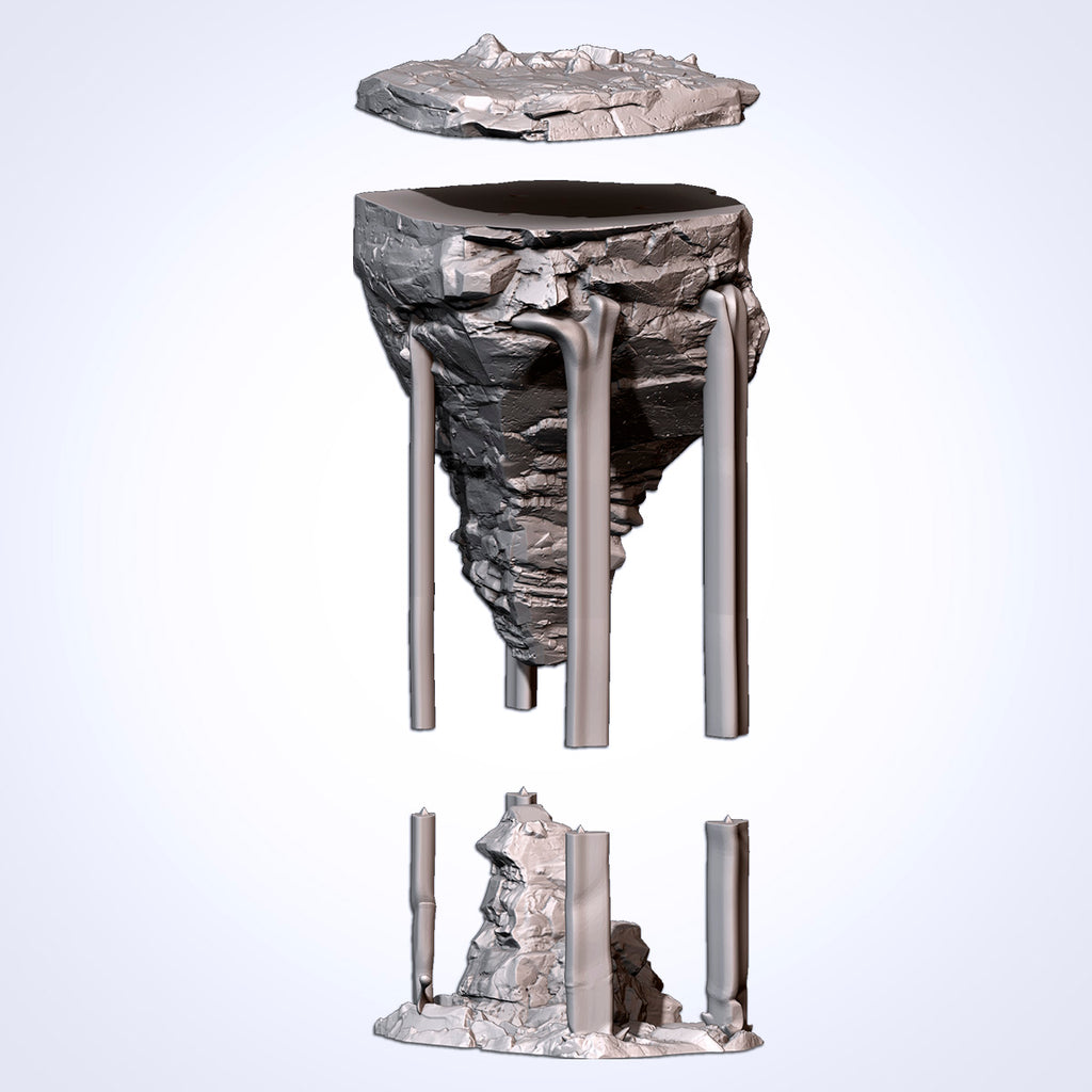 FLOATING ROCKS (STL FILES)