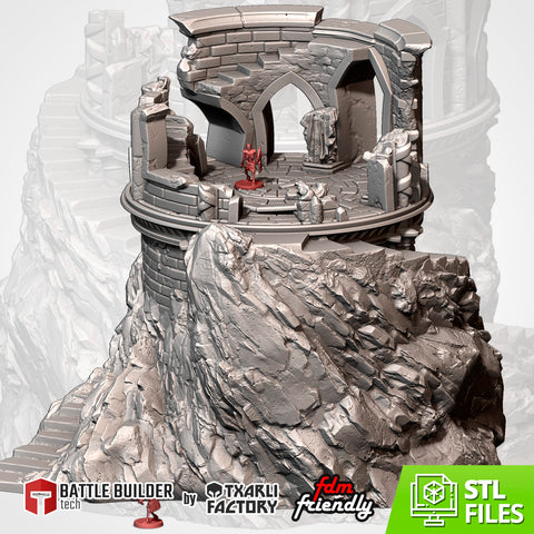 RUINS ON THE MOUNTAIN (STL FILES)