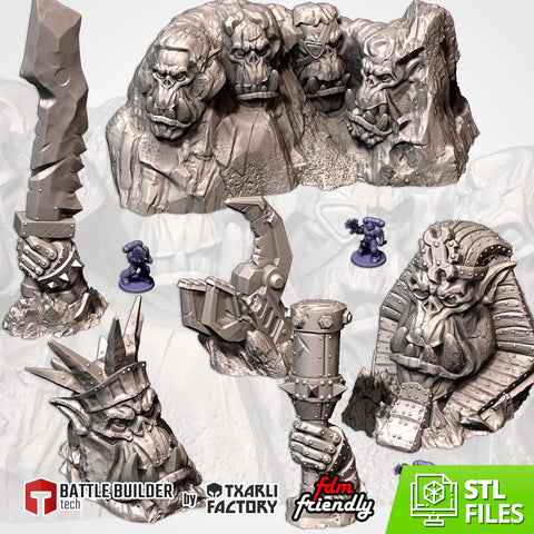 ORCISH MONUMENTS (STL FILES)