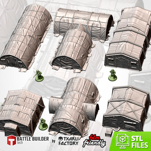 MILITARY BARRACKS (STL FILES)