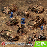 VEHICLES DESTROYED (STL FILES)