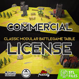 Classic Modular Battlegame Table (Commercial License)