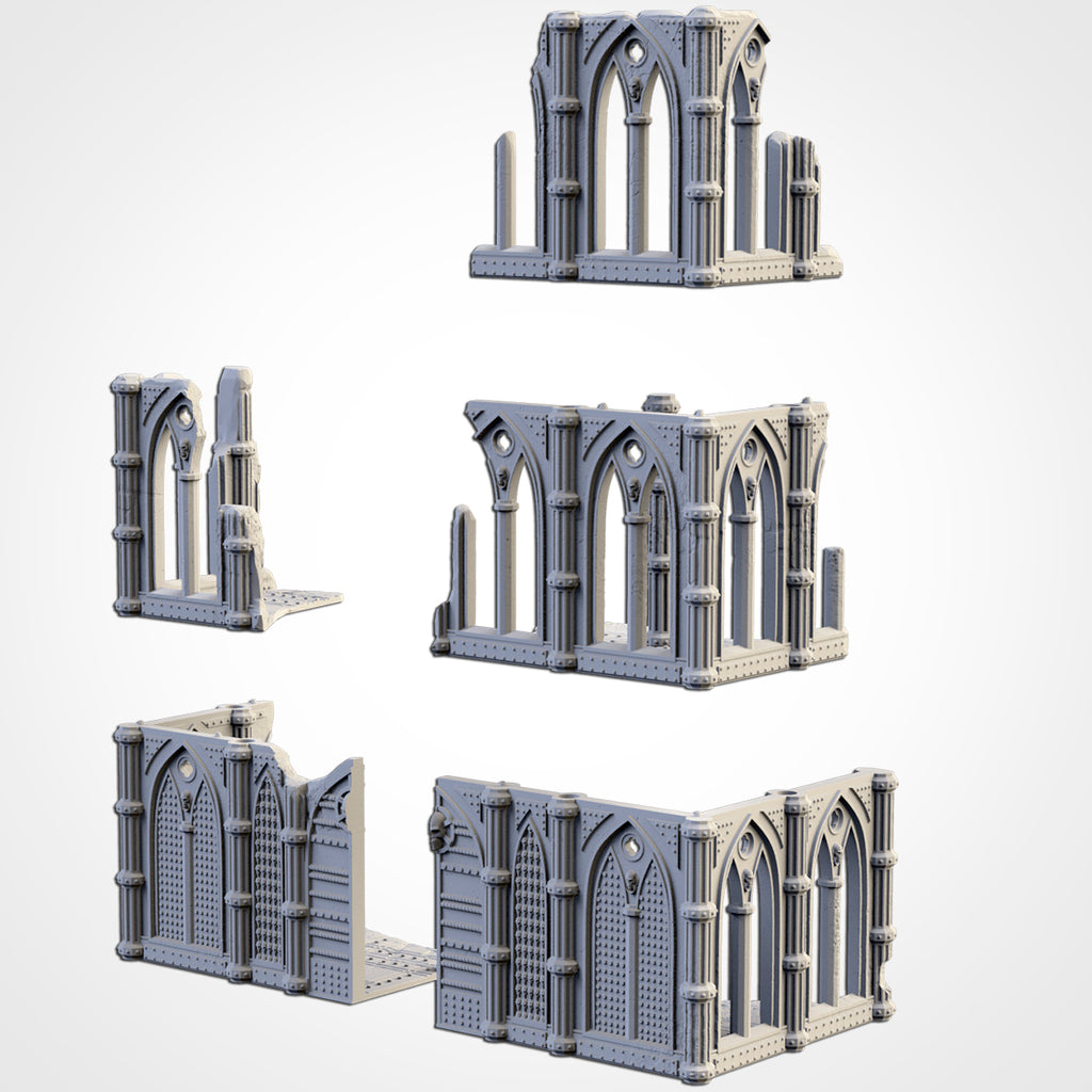 Cathedral Ruins 01 STL FILES cathedral-ruins-01-stl-files
