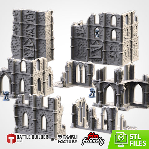Warhammer 40k Tournament Ruin Terrain (STL/3MF) by Makerhacks, Download  free STL model