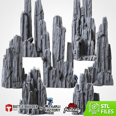 Free STL file 40k terrain: 2 floors with extended roof 👽・3D
